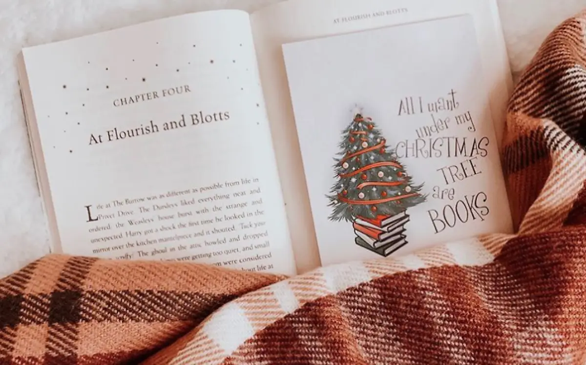 Libros para Navidad - Cortesía @the.cozy.bee